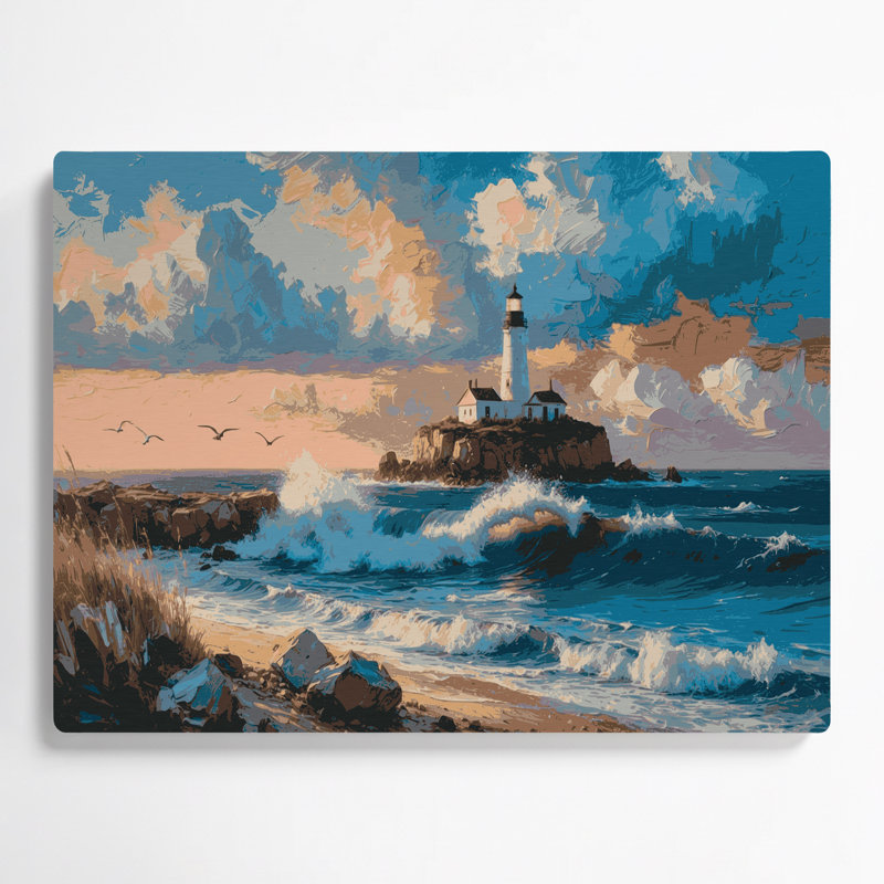Art mural en métal bleu Coastal Coastal Living Plus, H 8 po x l 10 po