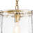 1-Light Handcrafted Textured Water-Glass Cylinder Pendant-1347820205