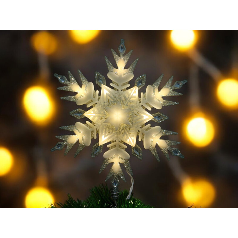 14.17'' No Theme Lighted Shatterproof Tree Topper