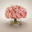 Rose Floral Arrangement in Decorative Vase-1623267313