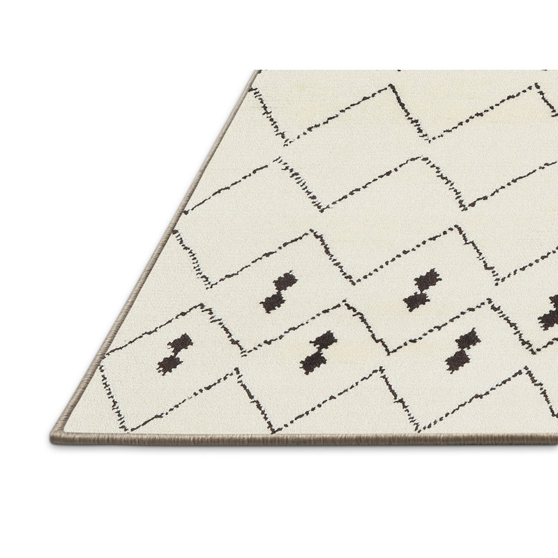 Tapis beige / gris Cheltenham, Rectangle 5 pi x 7 pi