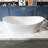 67" 100% Acrylic Freestanding Soaking Bathtub In Gloss White