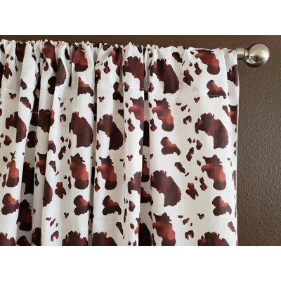 Cow Print Window Valance