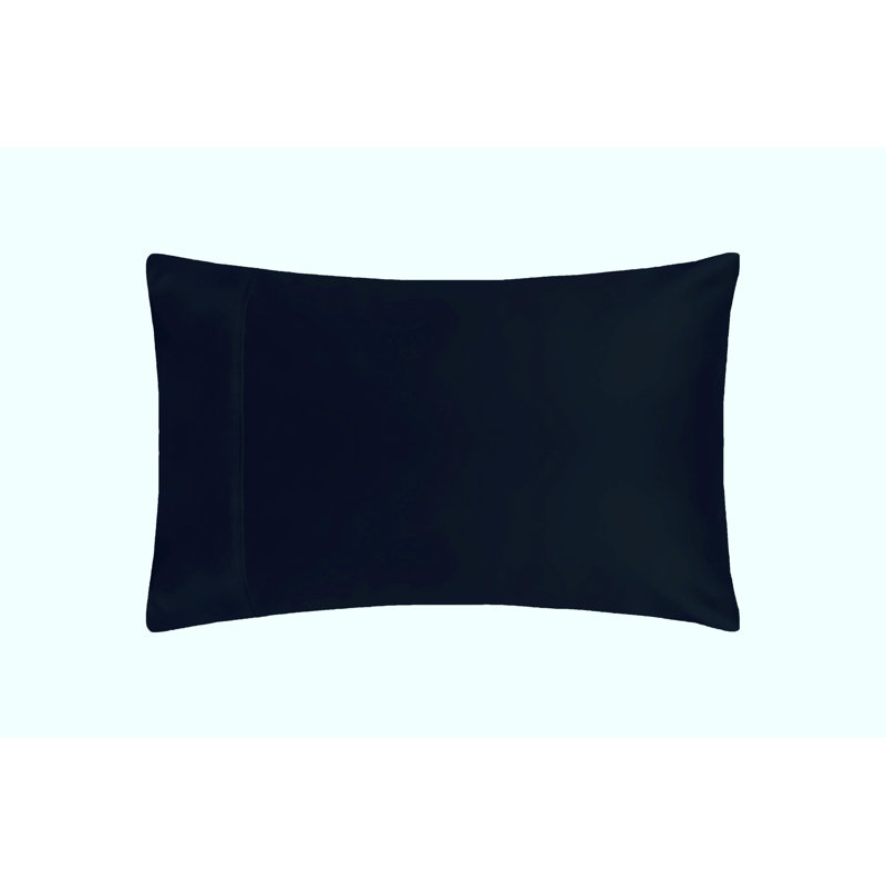 Cotton Solid Colour Duvet Cover Set with Pillowcases, Double Duvet Cover + 2 Standard Pillowcases, Navy