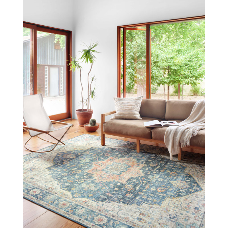 Tapis bleu Apputhurai, Rectangle 6 pi x 9 pi