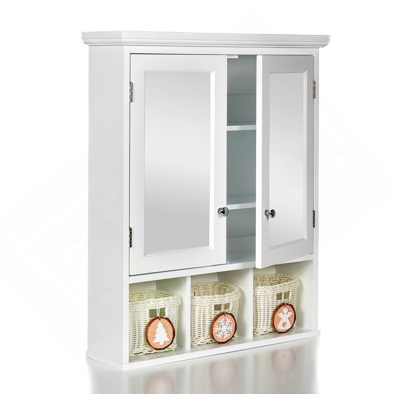 Armoire de rangement de salle de bain, armoires à pharmacie pour salle de bain avec miroir