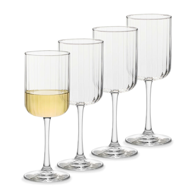 Libbey All Purpose Panelled Wine 4Pc Set