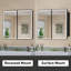 Thalia 32 po L 30 po Pharmacie anti-buée à DEL H avec miroir, luminosité réglable, tablettes en verre réglables, encastré ou à fixation en surface, noir-1654036053