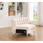 Assise modulaire symétrique en velours de 139 po de large Dikkie-72854424