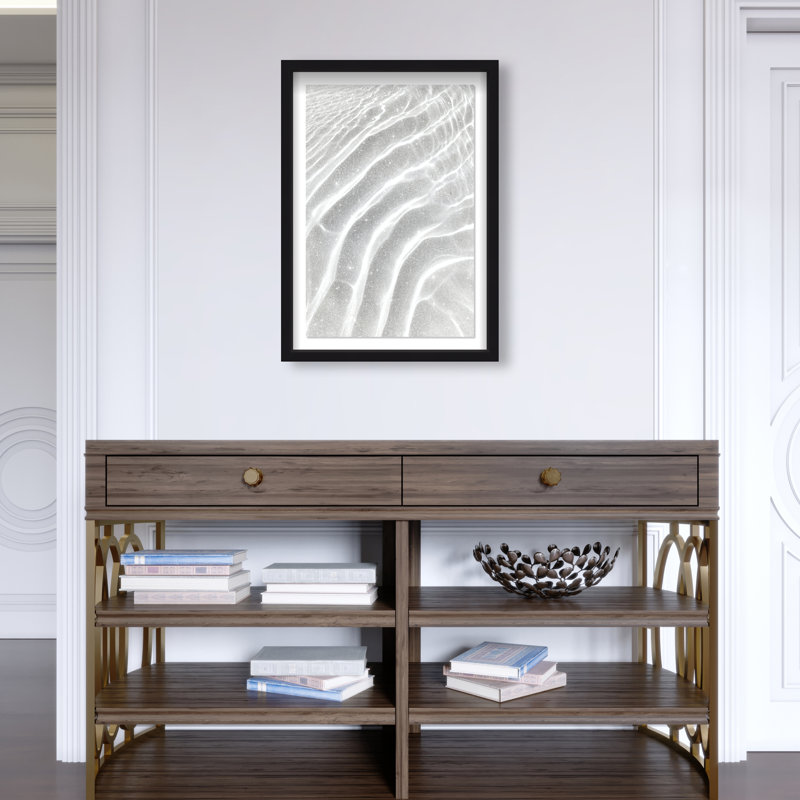 Water Ripples I Print by Oliver Gal, 25.5" H x 17.5" W, Black Shadowbox