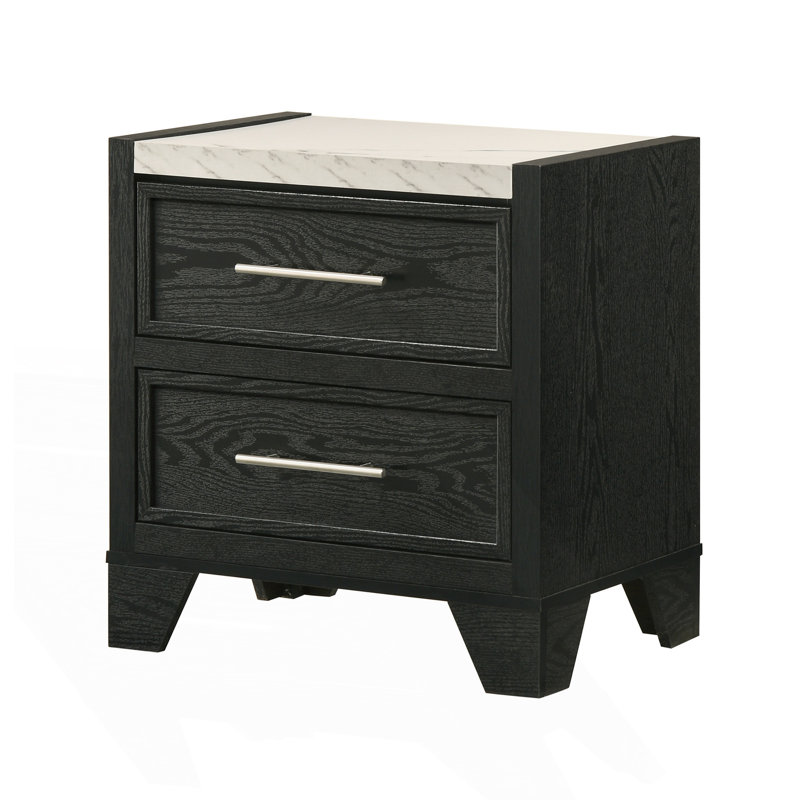 Table de chevet 2 tiroirs Contemporary Modern