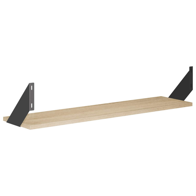4 -Piece Steel Floating Shelf