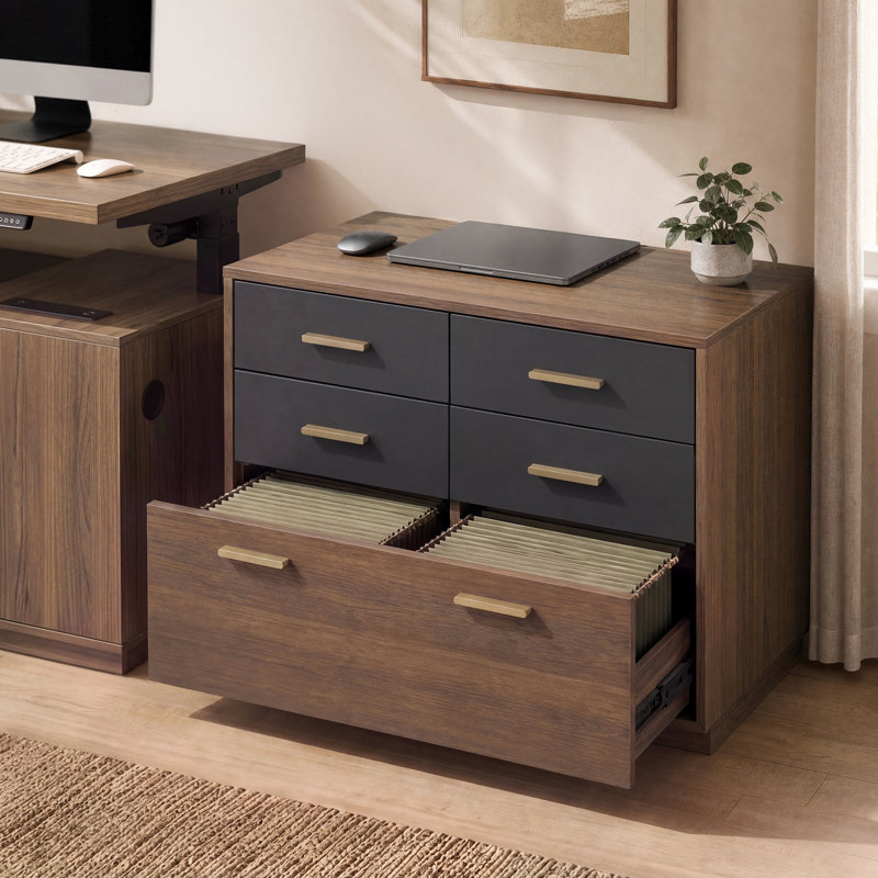 Akron 31.4'' Wide 5 -Drawer File Cabinet