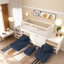 Canapé modulaire surdimensionné désossé en chenille modulaire désossé, conception capitonnée sans assemblage, canapé convertible multi-combinaisons avec base antidérapante, tissu mousseux doux pour le salon-585224635