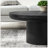 Wood 35.98" Round Coffee Table with Cylindrical Leg-377101037