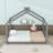 Montessori House Floor Bed with Center Support Legs, Low‑Profile Safe Design-911721267-911721270