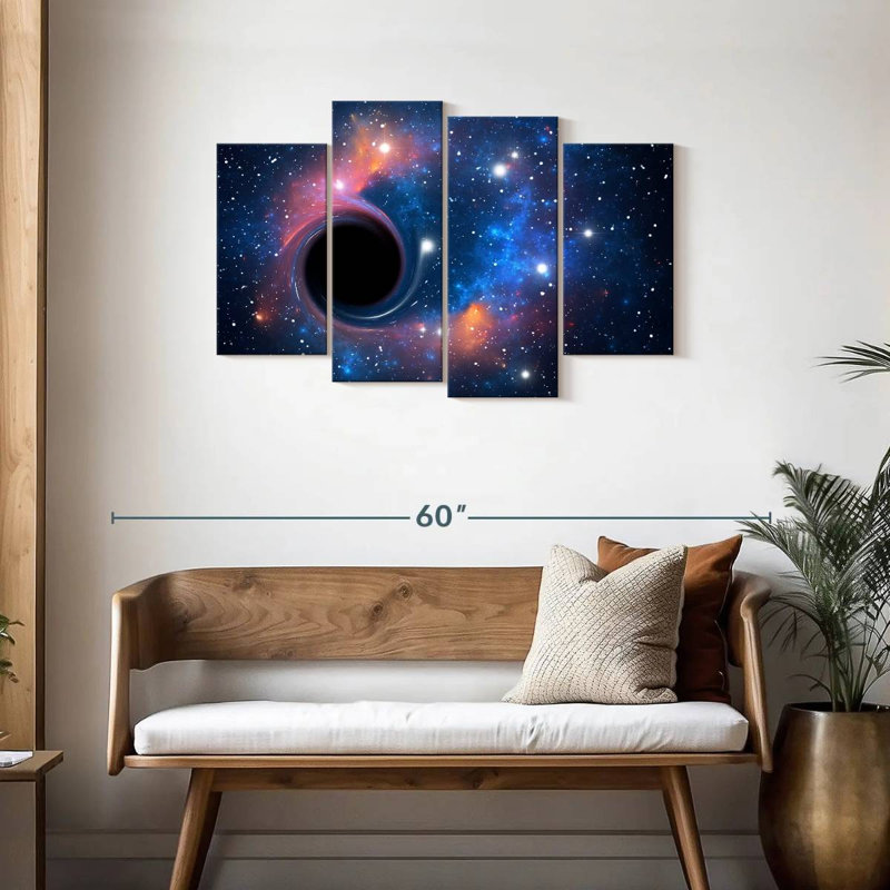 Oberle Black Hole In Outer Space, 27" H x 43" W