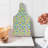 Ambesonne ABC Tempered Glass Cutting Board Letters Alphabet ABC Multicolor
