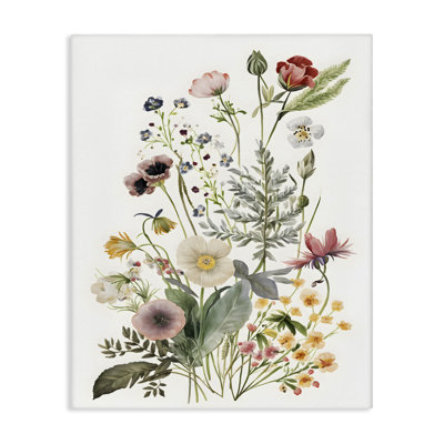 Subtle Spring Blossoms Wrapped Canvas Print