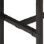 Anesti Rectangular Metal Outdoor Bar Table , 150cm cm W 55cm cm D