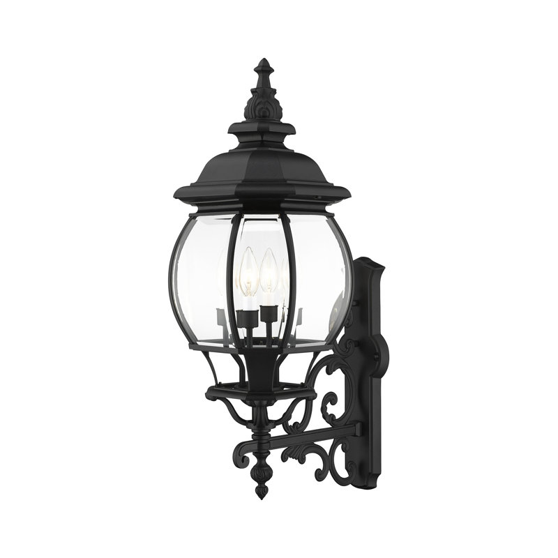 Aalena Wall Light, Black, 28.5" H x 11" W x 15.5" D