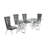 Chaplin Glass Top Double Pedestal Dining Set-1782660249-1784277234