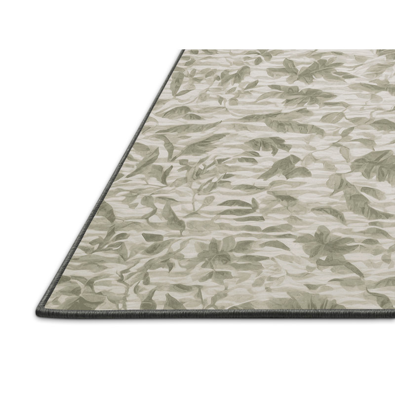 Tapis gris soyeux et moelleux, Carré 8 pi
