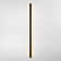Barde Slender Sideway Outdoor Hardwired Bar Wall Sconce with LED Light Source