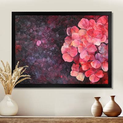 Aura fleurie d'hortensia I - art mural hortensia