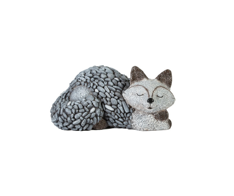 Renate Animals Weather Resistant UV Resistant Fiberstone Garden Statue