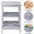 3-Tier Wooden End Table with Side Bars-1396702397
