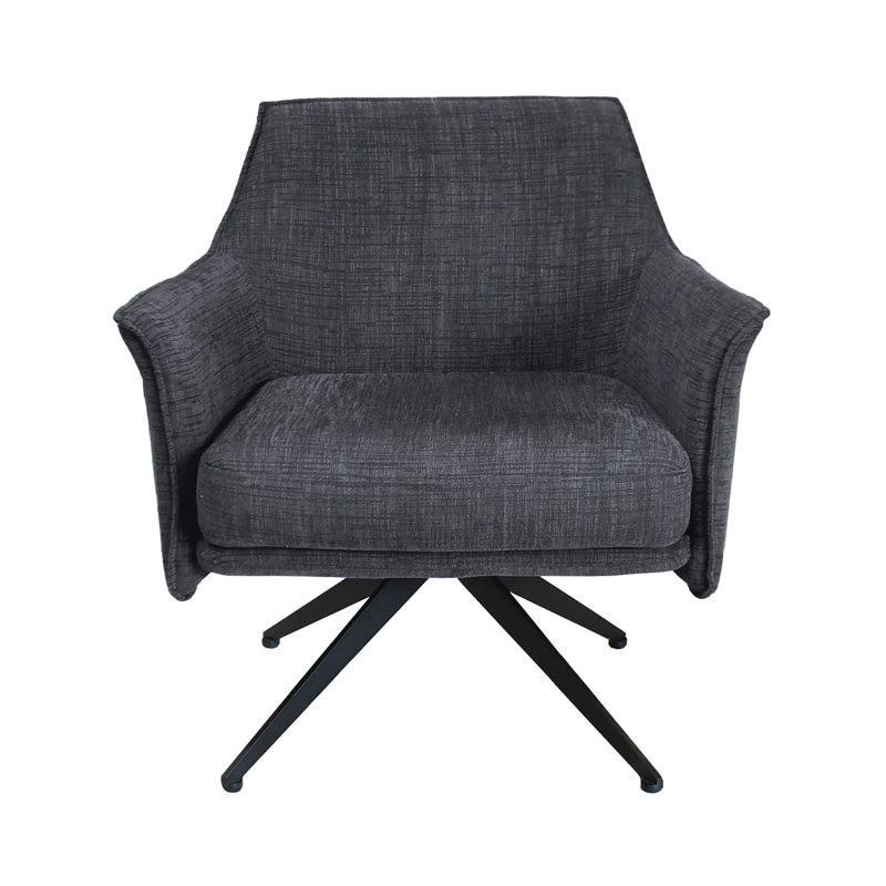 Fauteuil pivotant rembourré de 26,5 po de large Ames