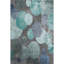 Premium Machine Washable Cerrito AMF556 Teal Rug-103977855