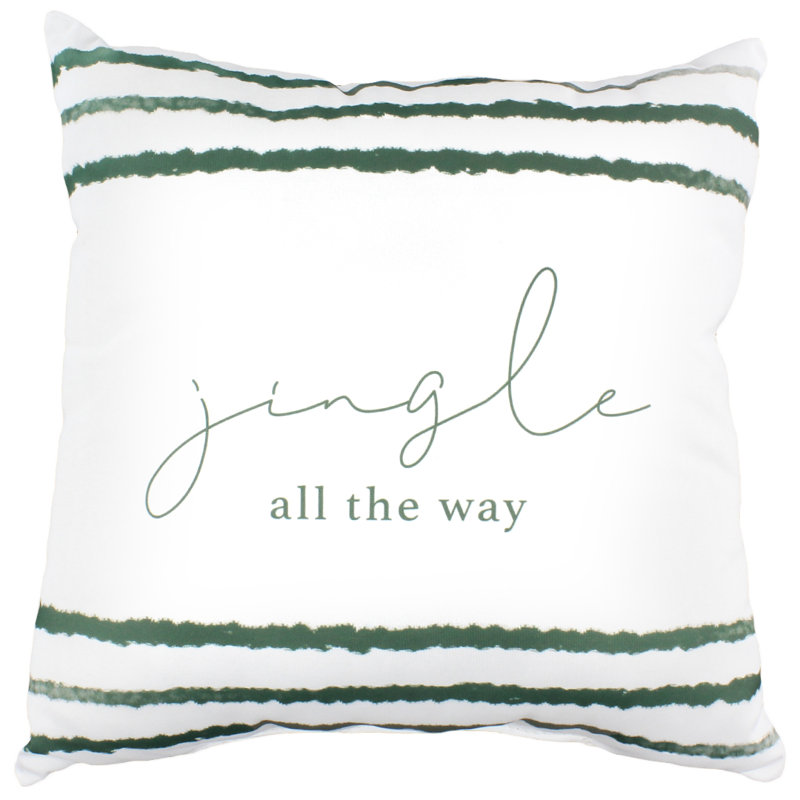  Housse et insert de coussin carré Jingle All the Way