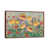 Classic Brown Wood Floater Framed