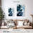 Avery Navy White Abstract-108544741