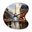 Eiffel Paris In 19 Century - Drop Shape Unique Paris Wall Clock-106134711