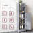 Small Bathroom Storage Corner Floor Cabinet With Door And Shelves