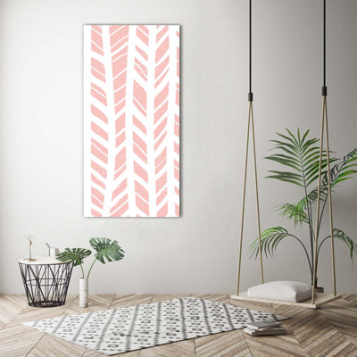 Herringbone - Wrapped Canvas Print