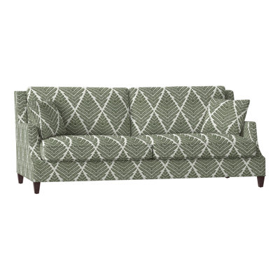 Canapé à accoudoirs encastrés avec coussins réversibles de 87,5 po Savannah