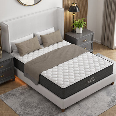 10/12 Inch Cooling Gel Hybrid Mattress - Orthopedic Support, Adjustable Base Compatible, Low Motion Transfer, Water Resistant, CertiPUR-US Certified for Twin/Twin XL/Full/Queen/King