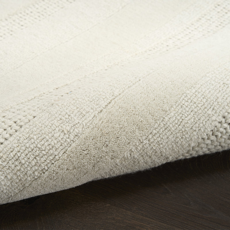 DKNY Pure Multi Weave 2' x 3' Ivory Contemporary Indoor Rug, Ivory, Rectangle 2' x 3'