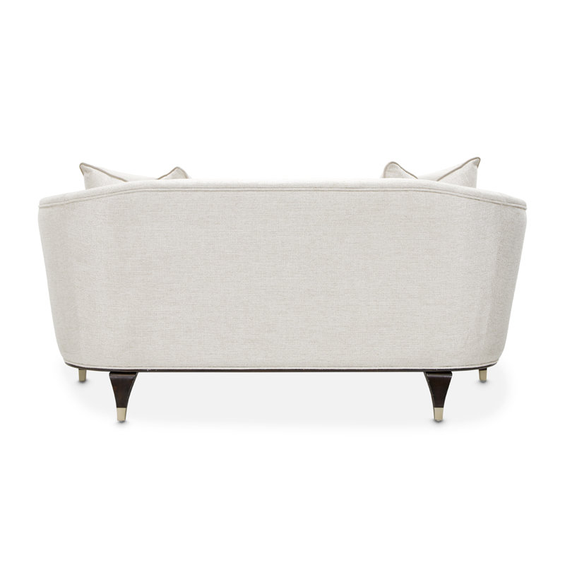 Paris Chic Loveseat - Cremini/Espresso