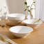 Ensemble de bols à soupe 6 po Gibson Home, 6 po, céramique, blanc