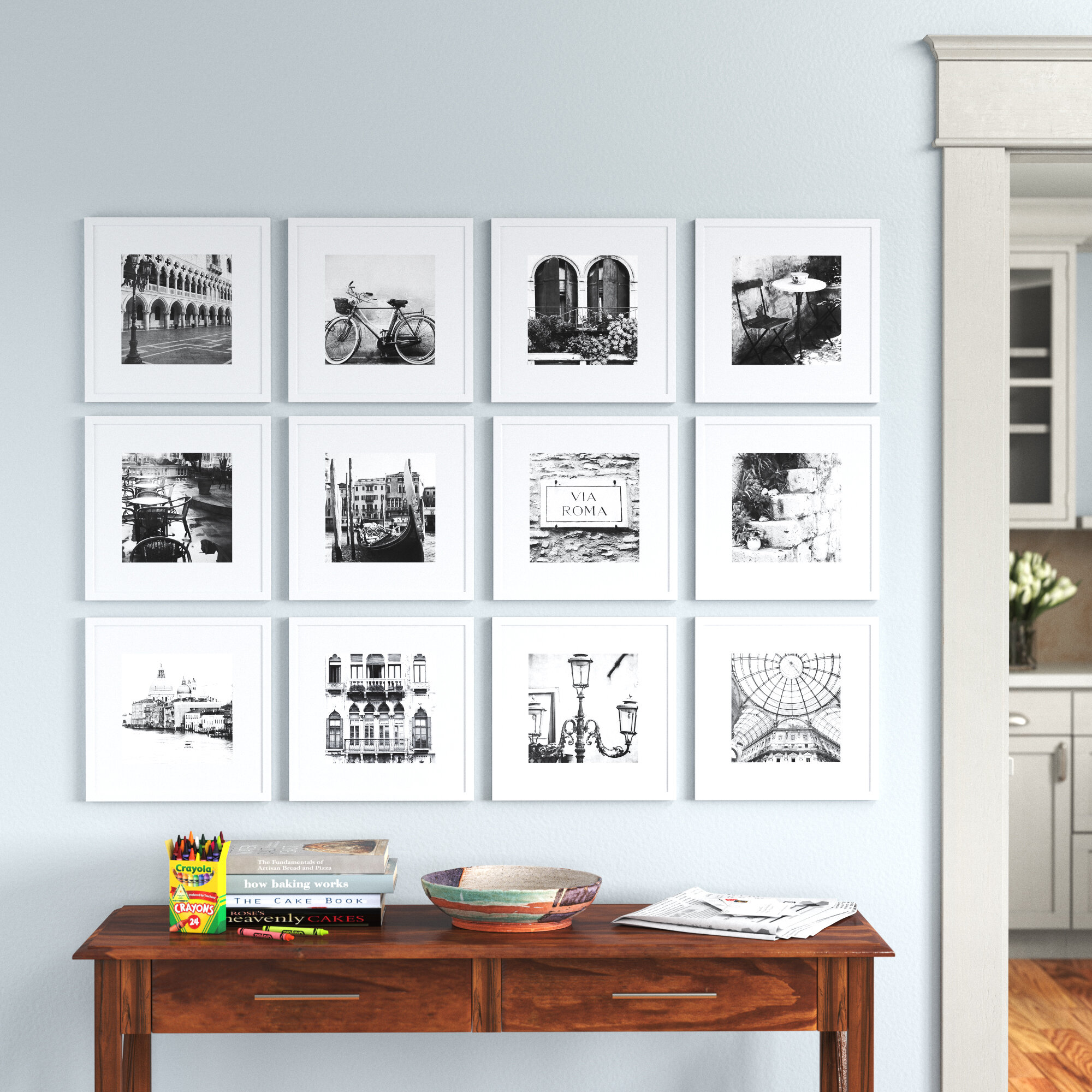 Gallery Wall Frame Set Photo Frame Set of 8 Square Picture Frames