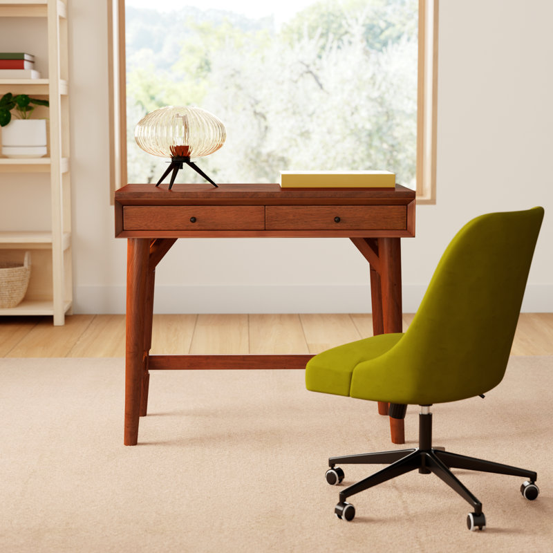 Williams Solid and Manufactured Wood Writing Desk , Chestnut