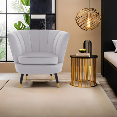 Loretta Pistachio Velvet Accent Chair