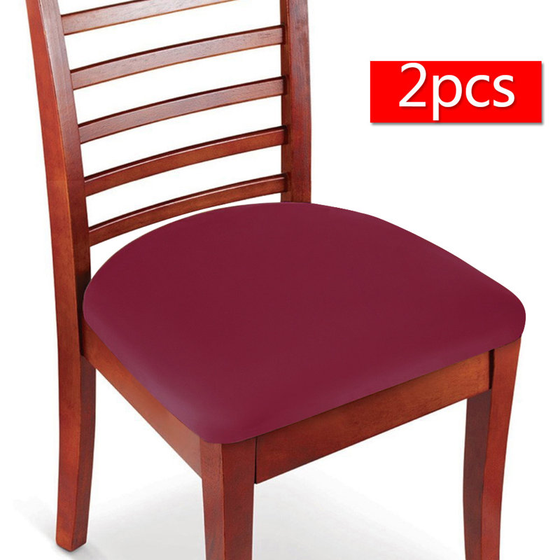 Housse pour chaise de salle à manger, Rouge vin