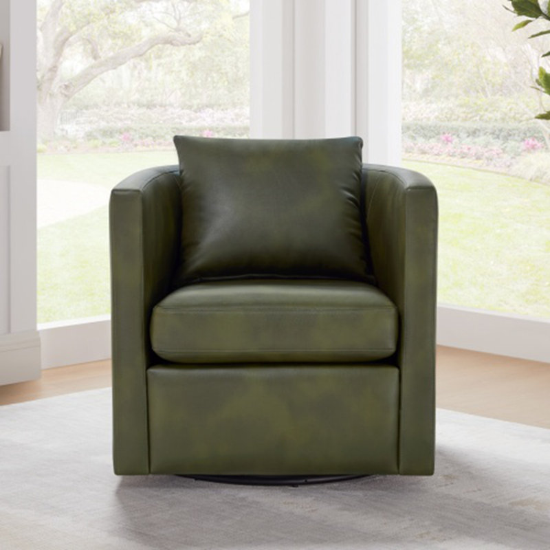 Fauteuil demi-tonneau Sutton, Vert