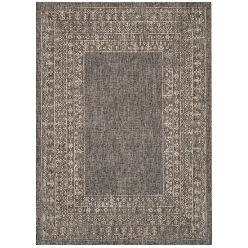 Mccoy Floral Hand Woven Indoor / Outdoor Area Rug, Rectangle 201 x 290 cm